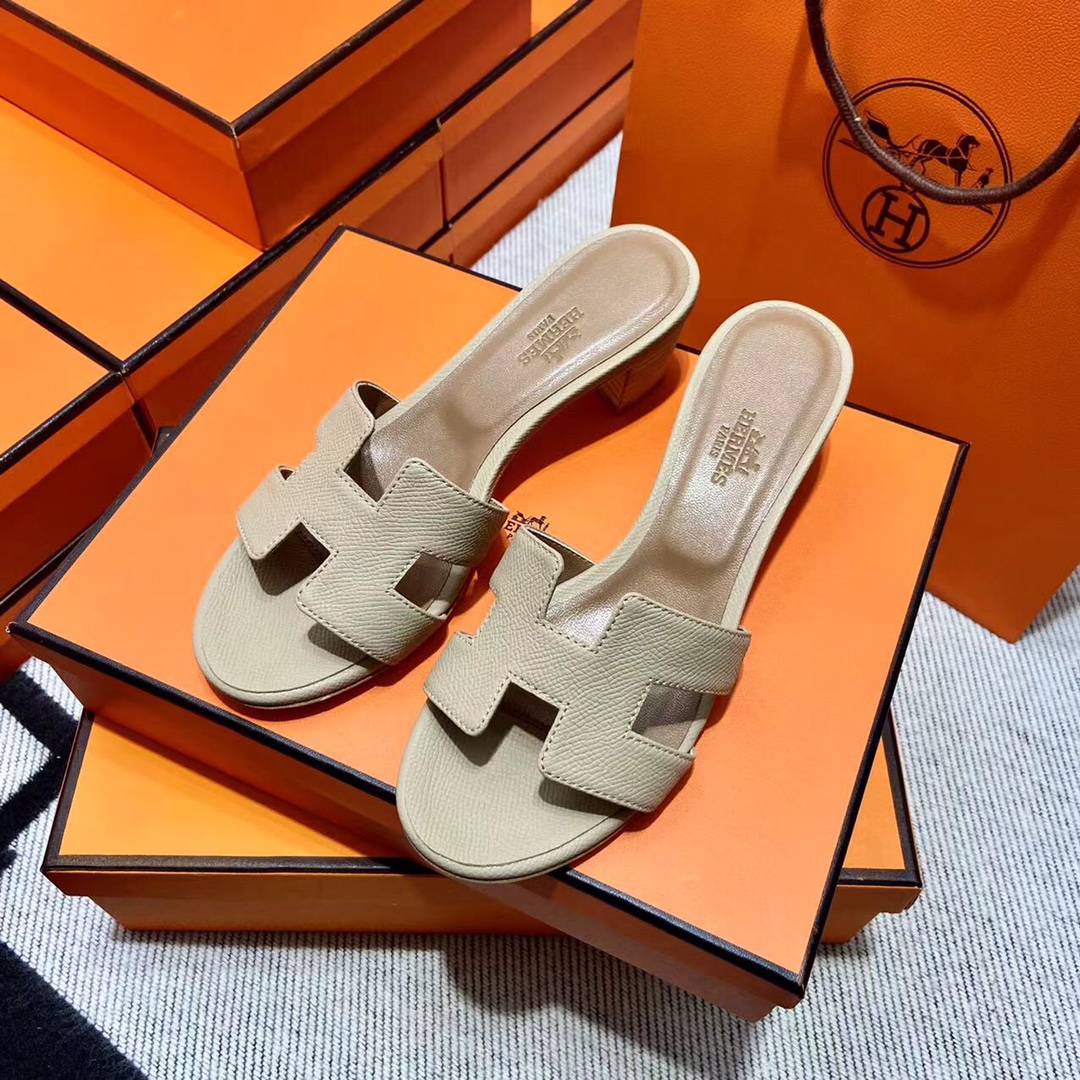 에르메스 올수공 오아시스 슬리퍼 샌들 앱송 65